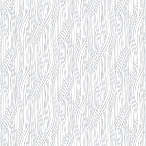 May include: Abstract seamless pattern with a white background and a repeating pattern of thin, wavy, gray lines.