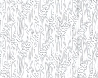 Farm to Fabric - Scallion Texture (A-9393-L) in White for Andover Fabrics HALF YARD