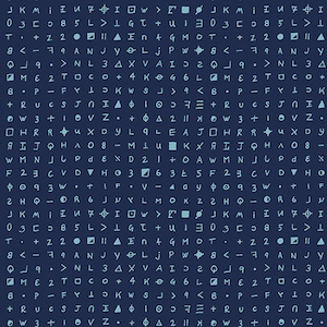 Fabric From the Basement Cryptography Blue Moon - Giucy Giuce - PER QUARTER METRE Fabric From the Basement Cryptography Blue Moon - Giucy Giuce - PER QUARTER METRE