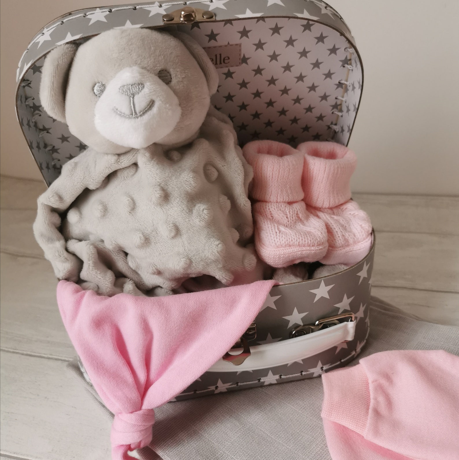 New Baby Girl Gift Newborn Hamper Pink Baby Girl Hamper New Etsy