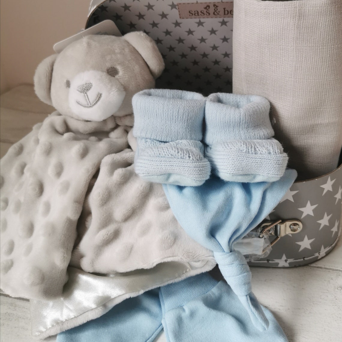 Panier de bébé cadeau nouveauné cadeau bleu de garçon de Etsy Panier de bébé cadeau nouveauné cadeau bleu de garçon de Etsy