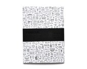 VENTA 20% 0ff - Mini notebook, notepad alineado, receta diario, regalos para amantes de la comida, los iconos de la cocina, ideas de regalo