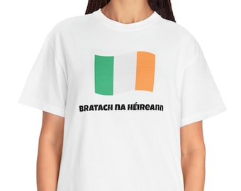 Bratach na hÉireann, The national flag of Ireland Unisex Garment-Dyed T-shirt