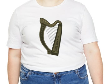 Traditional Irish Harp Unisex Jersey Short Sleeve Tee