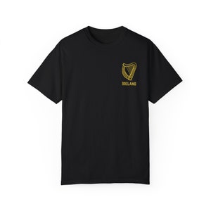 Unisex Garment-Dyed T-Shirt with Iconic Irish Harp and "Ireland" - Gaelic Roots Collection image 5