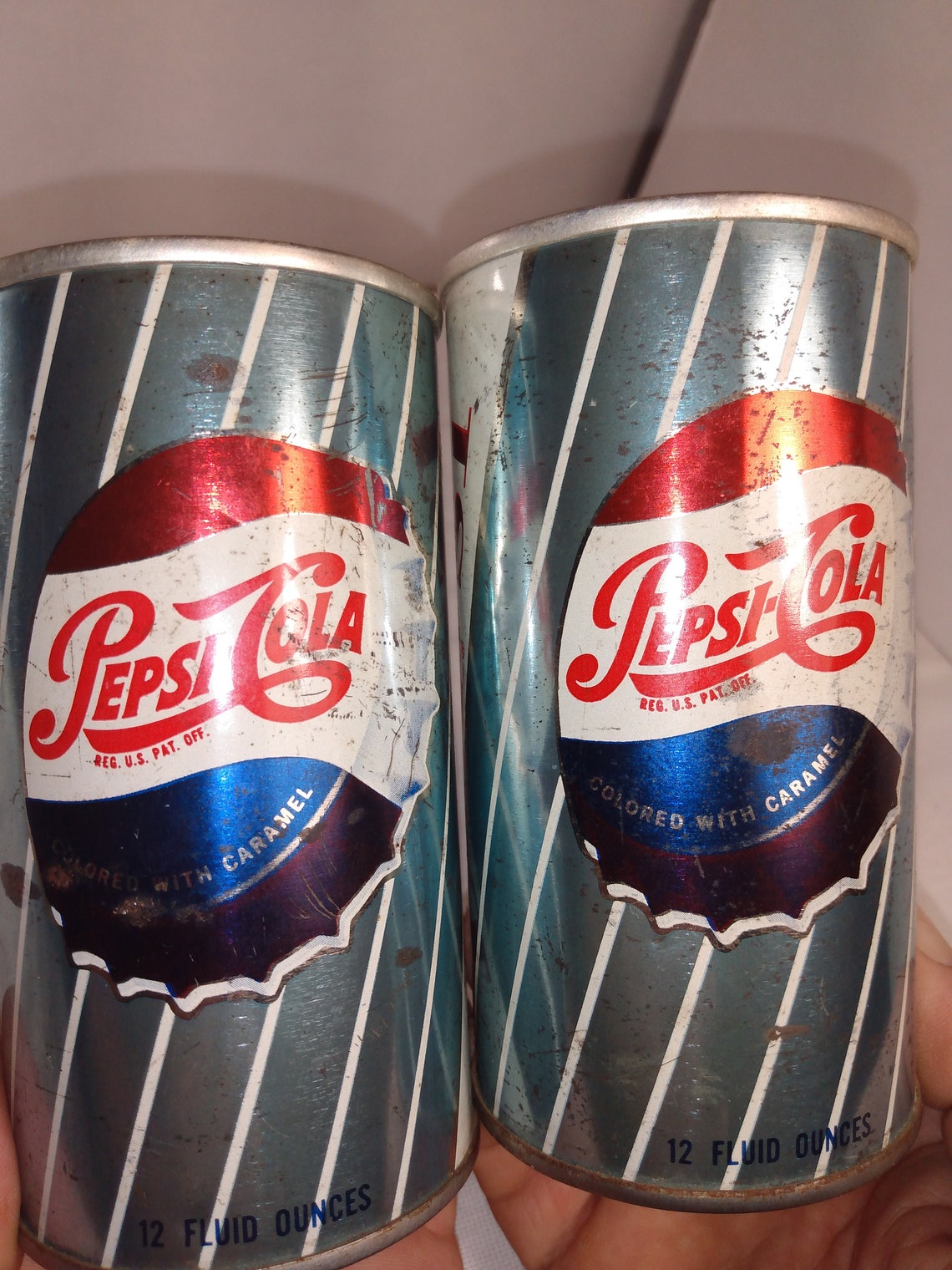 PepsiCola vintage can Etsy