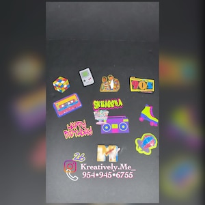 90s theme toppers