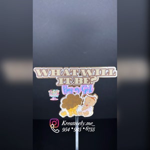 The proud family gender reveal topper