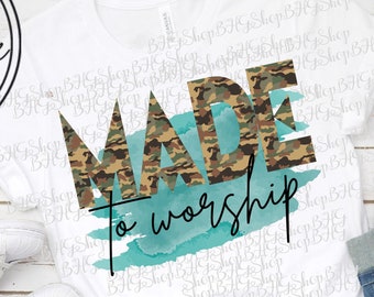 Religious Png, Made To Worship Png, Christian Png, Bible Verse Png, Sublimation Png, Designs Tshirts Christian, Coffee Mug Png, Quotes Png