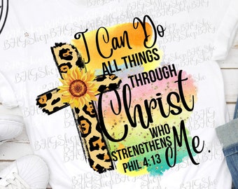 Puedo hacer todas las cosas, a través de Cristo que me fortalece, Filipenses 4:13, Png cristiano, Png religioso, Versículo de la Biblia Png, Guepardo Png