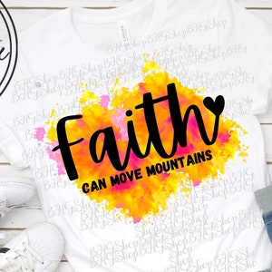 Faith Sublimation Png, Religious Png, Christian Sublimation, Faith Png, Bible Png, Watercolor Png, Christian Tshirt Png, Church Png, Mug Png
