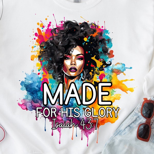 Mujer africana PNG Diseño de sublimación, Afro Black Woman Png Archivos para camisa, Black Pride PNG Digital Bible Verse Png, Christian Png, Digital