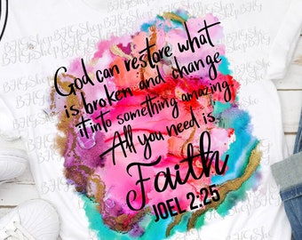 Faith Png, Bible Verse Png, Scripture Png, Luke 1:37, Christian Png Design, Religious Png, Sublimation Designs, Instant Digital Download