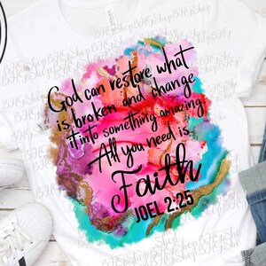 Faith Png, Bible Verse Png, Scripture Png, Luke 1:37, Christian Png Design, Religious Png, Sublimation Designs, Instant Digital Download