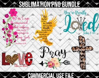 Sublimation Design, Bible Png, Christian Png, Love Like Jesus, Pray Png, Cross Png, Watercolor Png, Coffee Mug Png, Leopard Heart Png