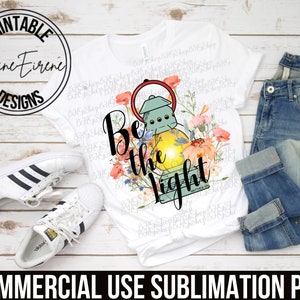 Be The Light Png, Bible Verse Png, Sublimation Png, Scripture Png, Christian Shirt Png, Bible Png, Coffee Mug Png, Watercolor Png, Light Png