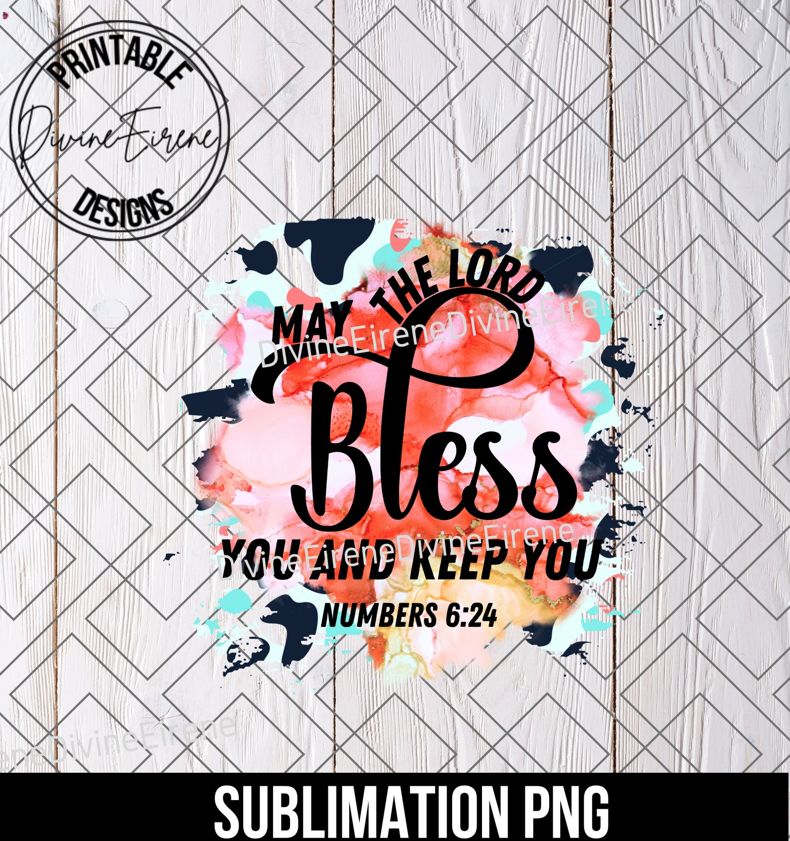 May the Lord Bless You and Keep You Numbers 6:24 Bible - Etsy