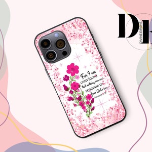 Floral iPhone Case Sublimation, Christian Phone Case Png, Sublimation iPhone Design, Bible Verse Cell Phone Case Png, sublimation download