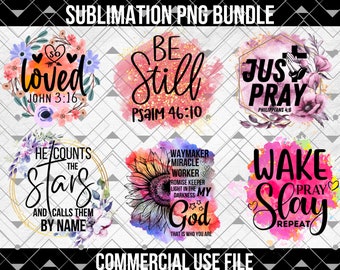 Religious Png, Bible Verse Bundle Png, Christian Designs, Sublimation Design Download, Scripture Png, Watercolor Png, Coffee Mug Png