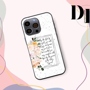 Bible Verse Png, Sublimation Phone Case, Scripture Png, Scripture Floral Phone Case Design, Christian Png, iPhone Case Design, Phone Design