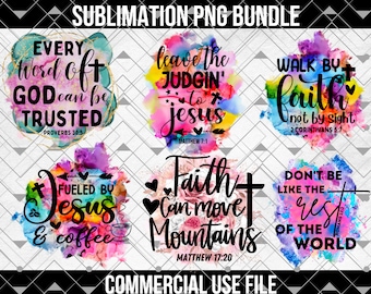 Bible Verse Png Bundle, Scripture Png, Christian Png, Colorful Png, Bible Png, Religious Png, Sublimation Designs, Christian Shirt PNG
