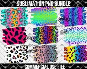Leopard Background Design Bundle Scrapbooking Clipart 20 PNG Sublimation Background Bundle Sublimation Pack Transparent Background