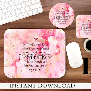 Conceptions de tapis de souris, Square Coaster Png, Sublimation de tapis de souris, Sublimation de dessous de verre, Verset biblique Png, designs chrétiens, Tapis de souris Png