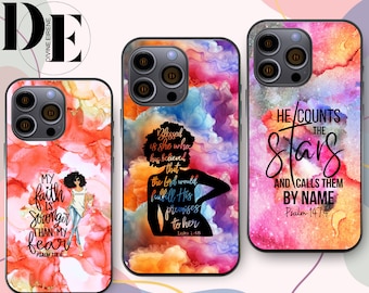Telephone Case PNG Design, Christian Png, Digital iPhone Print Graphics, iPhone Case Sublimation Art, Bible Verse Png, Phone Case PNG