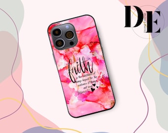 Faith iPhone Png Design, Cell Phone Case Sublimation, iPhone PNG, Bible Verse Png, Scripture, Sublimation Designs, iPhone Case Sublimation