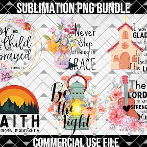 Bible Png, Floral Christian Png Bundle, Scripture Png, Christian Png, Bible Verse Png, Be The Light, Faith Png, The Lord Is My Strength