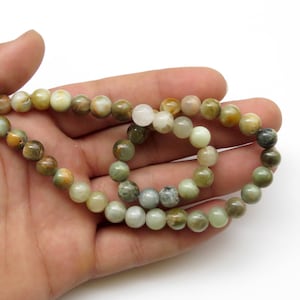 9mm Cats Eye Round Beads, Natural Cat&#39;s Eye Gemstone Beads, Loose Cats Eye Round Beads, Green Yellow Cats Eye Beads, 13 Inch Strand, GDS1331