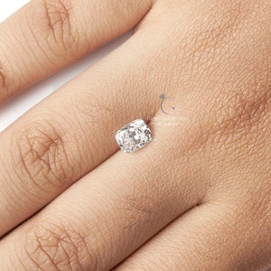 1.26 Carat Elongated Cushion Cut Lab Grown Diamond, IGI Certified D Color VS1 Clarity, Excellent Cut Loose Diamond, Engagement Ring, TV2825