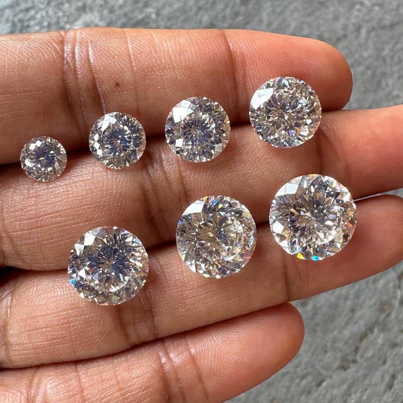 Lab Grown Diamond D Vvs1 - Etsy