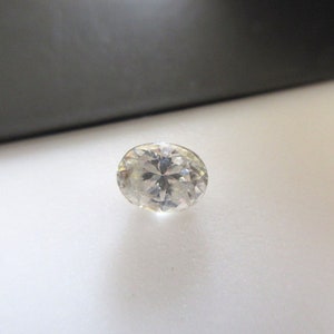 0.25Ctw/4.8MM Oval Cut Moissanite Loose, GH/VS2 Colorless Moissanite Oval Diamond For Earrings/Ring MM124
