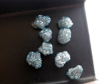 Blue Diamond, Raw Diamond, Rough Diamond, Uncut Diamond, Loose Diamond, 7mm Approx, 1 Piece