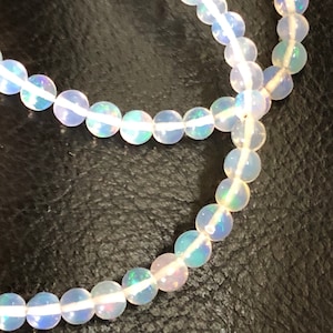 3.5mm Natural Ethiopian Opal Smooth Round Beads, Ethiopian Welo Opal Round Beads, 17 Inch Strand, GDS1698