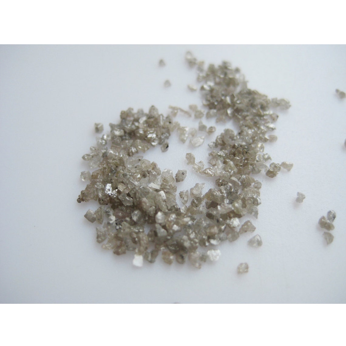 5 Carats Drilled White Uncut Diamond Chips 1mm to 2mm Approx Etsy