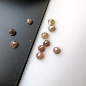 10 Pieces, 2mm Red Rose Cut Diamond, Rose Cut Cabochon, Excellent Cut/Height/Lustre/Calibrated Rose Cut Diamond, SKU-RCD26