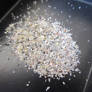 5 CTW Natural Black/white/red/yellow Color Diamond Dust, Natural Raw ...