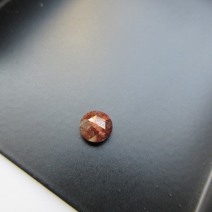 Red Rose Cut Diamond, Loose Diamonds, Rough Diamond Rose Cut, Raw Diamond, Faceted Cabochon, 5mm, SKU-D95