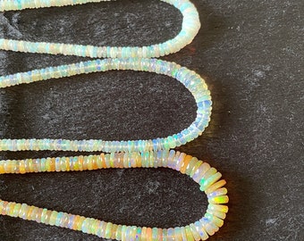 4 mm ～ 10 mm エチオピア ウェロ オパール イエロー タイヤ ロンデル
