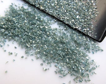 5 Carats Blue Color Diamond Dust, Fine Quality Uncut Raw Rough Uncut Diamonds (DD12)