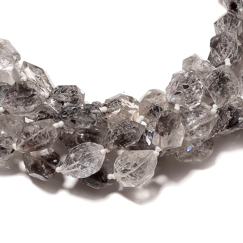 Raw Herkimer Diamond AAA Herkimer Diamond Beads Herkimer Etsy