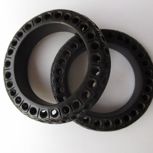 Hand Carved Ebony Wood Bangle Beautiful Handmade Wooden Bangle Bracelet Wood Jewelry 2 Pieces or 50 Pieces, GDS1046/1