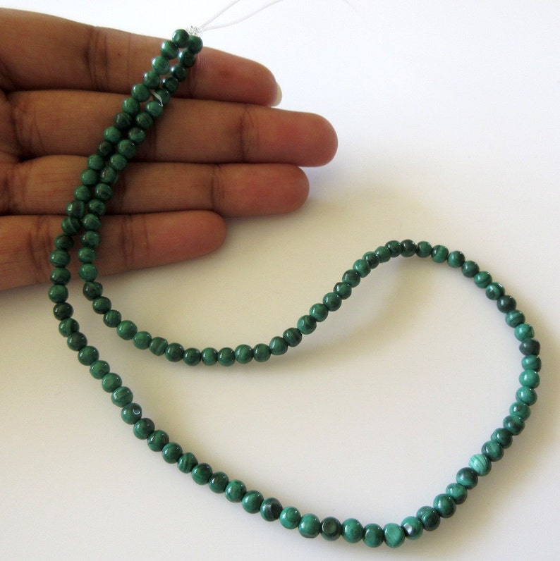 6mm Malachite Round Beads Natural Malachite Beads Wholesale Etsy