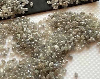 5CTW/50CTW Natural Grey Diamond Dust Rare Smooth Diamond Dust, Natural Raw Rough Uncut Diamond Dust For Jewelry, DDS684/12