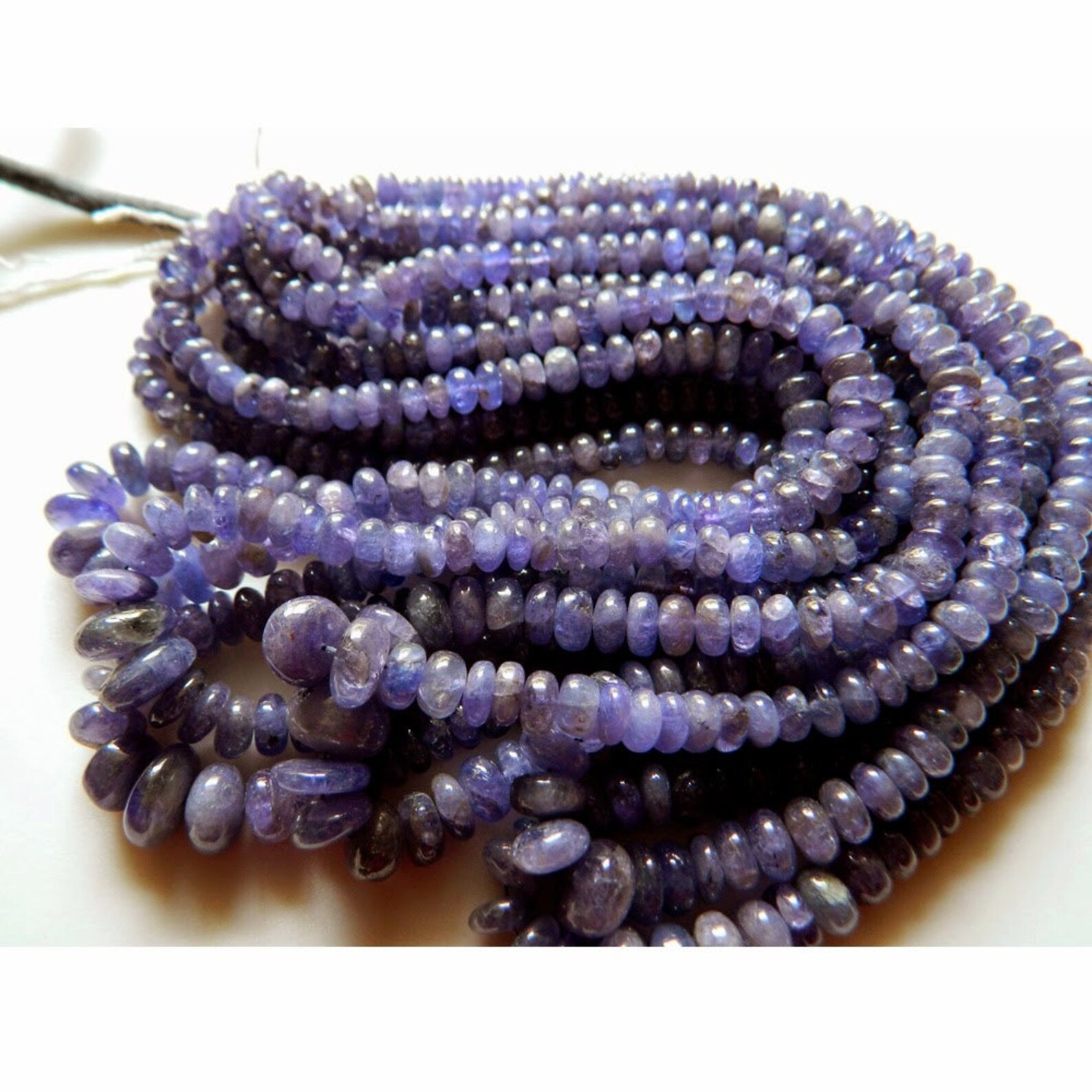 Tanzanite Beads Tanzanite Jewelry Rondelle Beads 5mm to Etsy