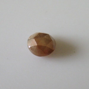Rose Cut Diamond, Loose Diamonds, Rough Diamond Rose Cut, Red Raw Diamond, Faceted Cabochon, 5mm, SKU-D82