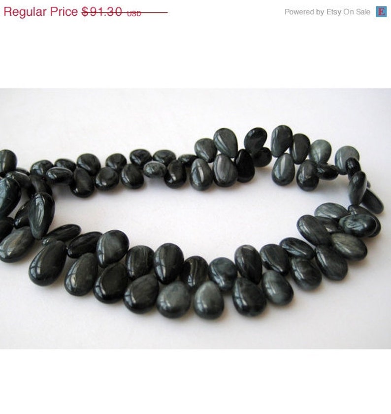 9 In Cats Eye Beads Black Cats Eye Briolette 5x9mm To 7x12mm Each Briolette Beads Pear Beads 70 Pieces Approx