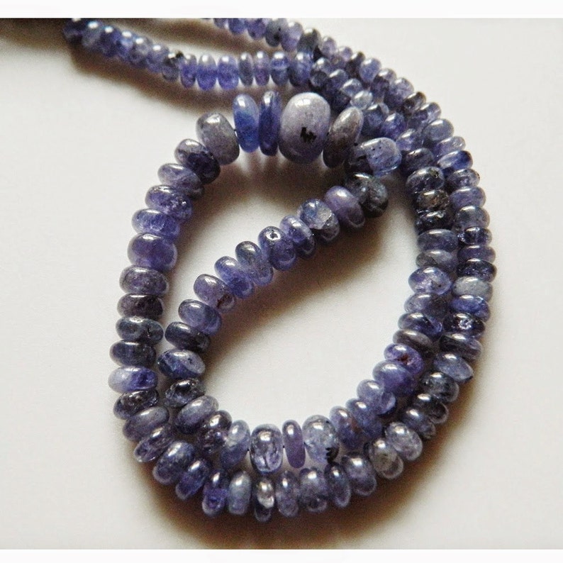 Tanzanite Beads Tanzanite Jewelry Rondelle Beads 5mm to Etsy
